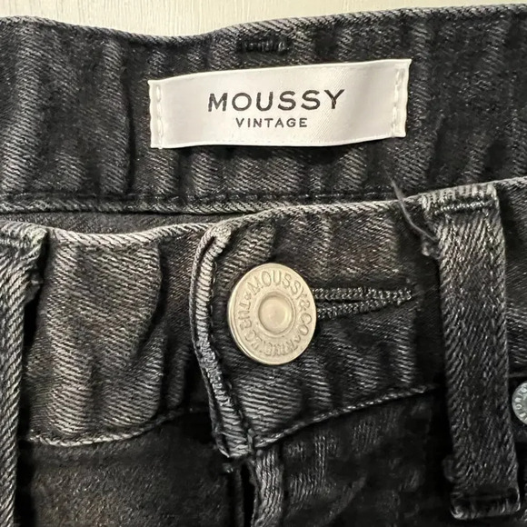 MOUSSY VINTAGE MV Velma Skinny Jeans Black‎ size 24 - Picture 9 of 11